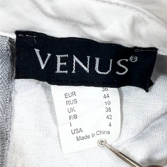 VENUS Women's Collared Cap Sleeve Houndstooth Bodycon Office Siren Dress Size 4‎ - Picture 9 of 13